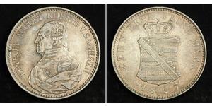1 Thaler Königreich Sachsen (1806 - 1918) Silber Friedrich August I. (Sachsen)