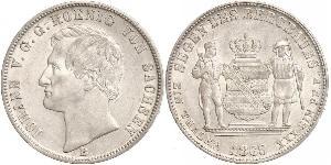 1 Thaler Königreich Sachsen (1806 - 1918) Silber Johann (Sachsen)