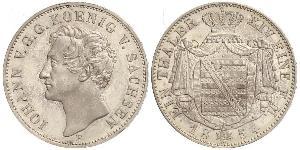 1 Thaler Königreich Sachsen (1806 - 1918) Silber Johann (Sachsen)