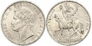 1 Thaler Königreich Sachsen (1806 - 1918) Silber Johann (Sachsen)