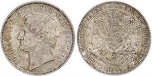 1 Thaler Königreich Sachsen (1806 - 1918) Silber Johann (Sachsen)