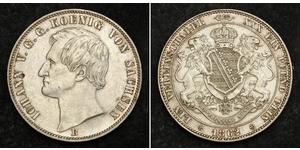 1 Thaler Königreich Sachsen (1806 - 1918) Silber Johann (Sachsen)