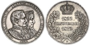 1 Thaler Königreich Sachsen (1806 - 1918) Silber Johann (Sachsen)