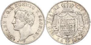 1 Thaler Königreich Sachsen (1806 - 1918) Silber Johann (Sachsen)