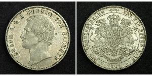 1 Thaler Königreich Sachsen (1806 - 1918) Silber Johann (Sachsen)