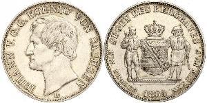 1 Thaler Königreich Sachsen (1806 - 1918) Silber Johann (Sachsen)