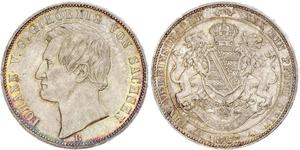 1 Thaler Königreich Sachsen (1806 - 1918) Silber Johann (Sachsen)