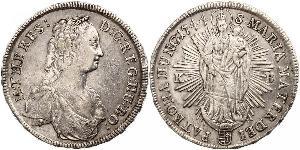 1 Thaler Königreich Ungarn (1000-1918) Silber Maria Theresa of Austria (1717 - 1780)