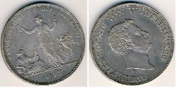 1 Thaler Königreich Württemberg (1806-1918) Silber 