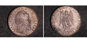 1 Thaler Königreich Württemberg (1806-1918) Silber Karl (Württemberg)