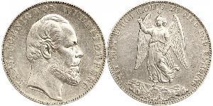 1 Thaler Königreich Württemberg (1806-1918) Silber Karl (Württemberg)