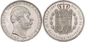1 Thaler Mecklenburg-Schwerin (1352-1918) Silber Friedrich Franz II. (Mecklenburg)