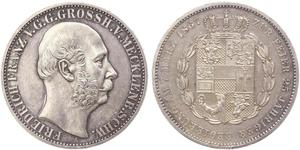 1 Thaler Mecklenburg-Schwerin (1352-1918) Silber Friedrich Franz II. (Mecklenburg)