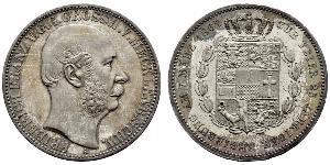 1 Thaler Mecklenburg-Schwerin (1352-1918) Silber Friedrich Franz II. (Mecklenburg)