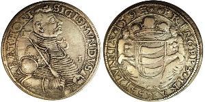 1 Thaler Principality of Transylvania (1571-1711) Silber Sigismund Báthory, von Siebenbürgen (1572 -1613)
