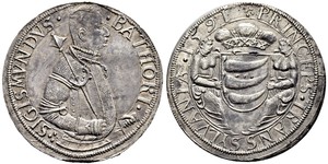 1 Thaler Principality of Transylvania (1571-1711) Silber Sigismund Báthory, von Siebenbürgen (1572 -1613)