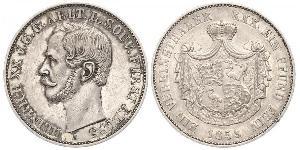 1 Thaler Reuß älterer Linie (1778 - 1918) Silber Heinrich XX. (Reuß-Greiz)
