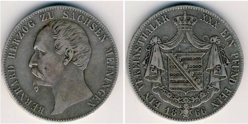 1 Thaler Sachsen-Coburg und Gotha (Herzogtum) (1826-1920) Silber 