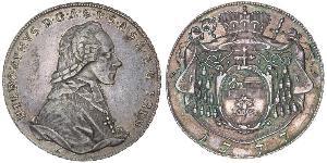 1 Thaler Salzburg (1328 - 1803) / Österreich Silber Hieronymus von Colloredo (1732 - 1812)