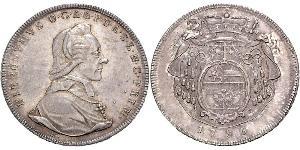 1 Thaler Salzburg (1328 - 1803) / Österreich Silber Hieronymus von Colloredo (1732 - 1812)