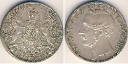 1 Thaler States of Germany Silber Georg V. (Hannover) (1819 - 1878)
