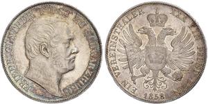 1 Thaler States of Germany Silber 