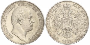 1 Thaler States of Germany Silber 