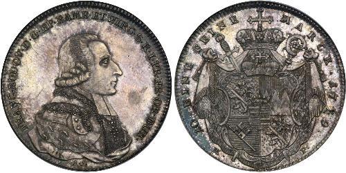 1 Thaler States of Germany Silber Franz Ludwig von Erthal (1730 - 1795)