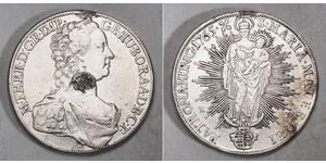 1 Thaler Ungarn Silber Maria Theresa of Austria (1717 - 1780)