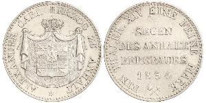 1 Thaler Anhalt-Bernburg (1603 - 1863) Silver Alexius Frederick Christian, Duke of Anhalt-Bernburg (1767 – 1834)
