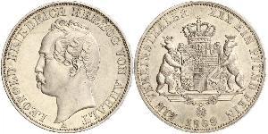 1 Thaler Anhalt-Dessau (1603 -1863) Silver Leopold IV, Duke of Anhalt (1794 – 1871)