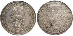 1 Thaler Austria  Silver Rudolf II, Holy Roman Emperor (1552 - 1612)