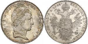 1 Thaler Austrian Empire (1804-1867) Silver Ferdinand I of Austria (1793 - 1875)