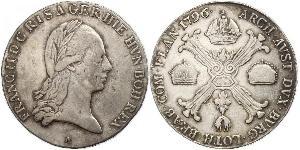 1 Thaler Austrian Empire (1804-1867) Silver Francis II, Holy Roman Emperor (1768 - 1835)