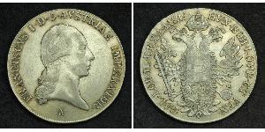 1 Thaler Austrian Empire (1804-1867) Silver Francis II, Holy Roman Emperor (1768 - 1835)