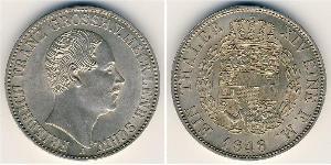 1 Thaler Duchy of Mecklenburg-Schwerin (1352-1918) Silver Frederick Francis II, Grand Duke of Mecklenburg-Schwerin