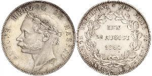 1 Thaler Duchy of Nassau (1806 - 1866) Silver Adolphe, Grand Duke of Luxembourg