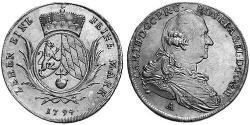 1 Thaler Electorate of Bavaria (1623 - 1806) Silver 
