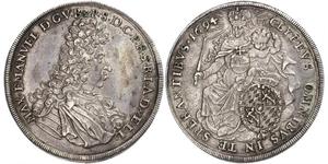 1 Thaler Electorate of Bavaria (1623 - 1806) Silver 