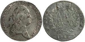 1 Thaler Electorate of Saxony (1356 - 1806) Silver Augustus II the Strong (1670 - 1733)