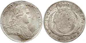 1 Thaler Electorate of Saxony (1356 - 1806) Silver Frederick Augustus I of Saxony
