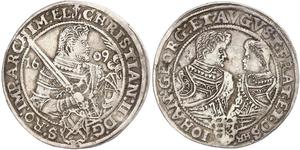 1 Thaler Electorate of Saxony (1356 - 1806) Silver 