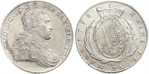 1 Thaler Electorate of Saxony (1356 - 1806) Silver Frederick Augustus I of Saxony