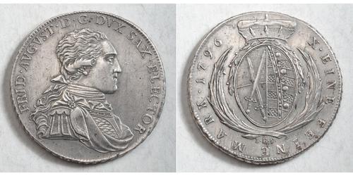 1 Thaler Electorate of Saxony (1356 - 1806) Silver Frederick Augustus I of Saxony