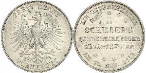 1 Thaler Free City of Frankfurt Silver 