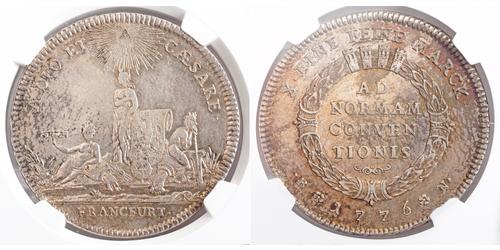 1 Thaler Free City of Frankfurt Silver 
