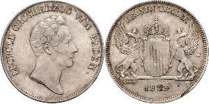 1 Thaler Grand Duchy of Baden (1806-1918) Silver Leopold, Grand Duke of Baden (1790 – 1852)