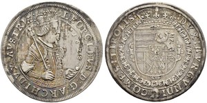 1 Thaler Habsburg Empire (1526-1804) Silver Leopold V, Archduke of Austria (1586 – 1632)