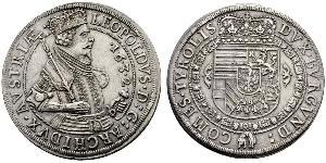 1 Thaler Habsburg Empire (1526-1804) Silver Leopold V, Archduke of Austria (1586 – 1632)