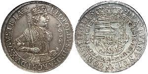 1 Thaler Habsburg Empire (1526-1804) Silver Leopold V, Archduke of Austria (1586 – 1632)
